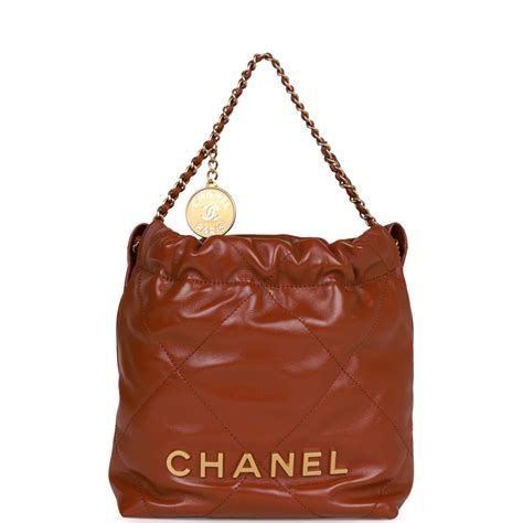 brown chanel 22 bag